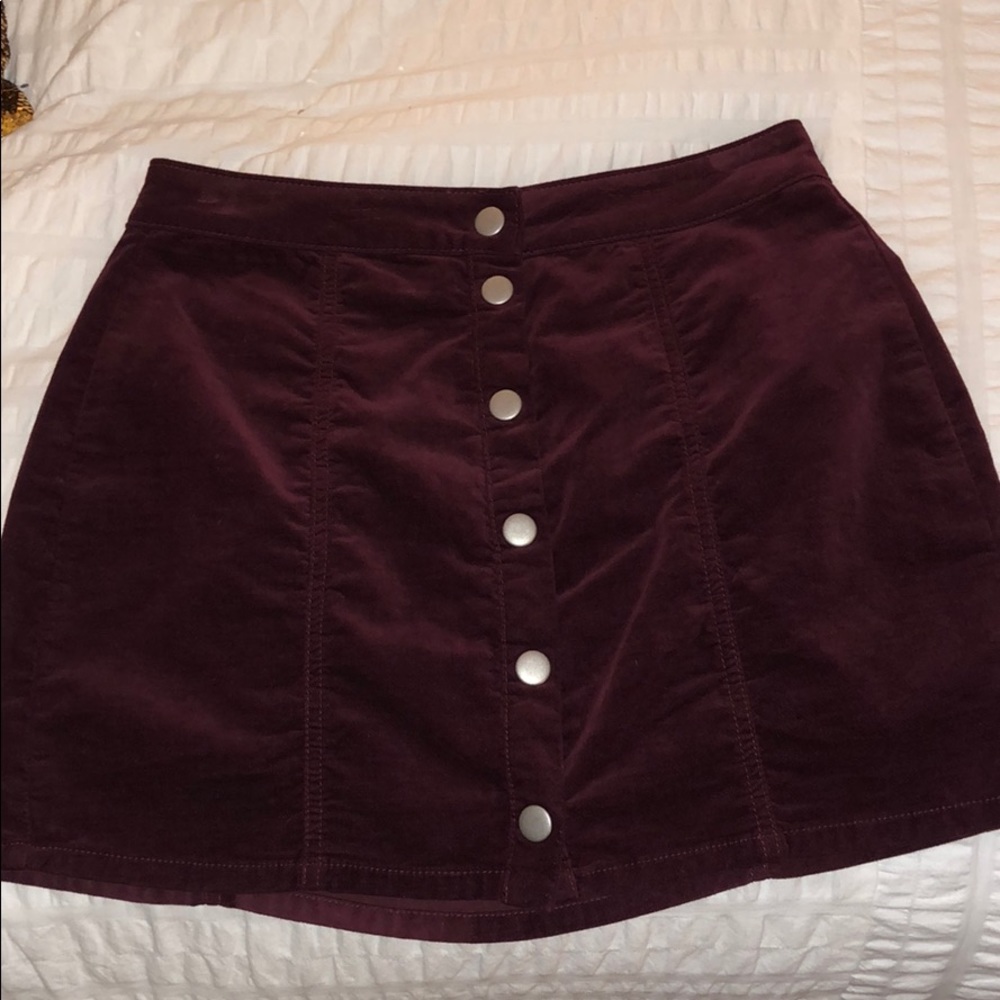 brandy melville button up skirt size small